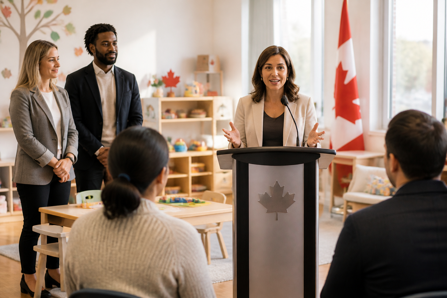 Announcement at North Preston Day Care Centre